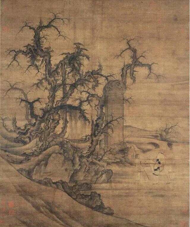 中国画技法---线画法