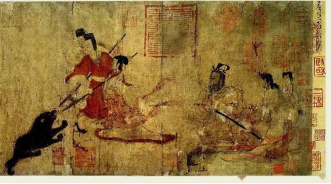中国画之复勾白描