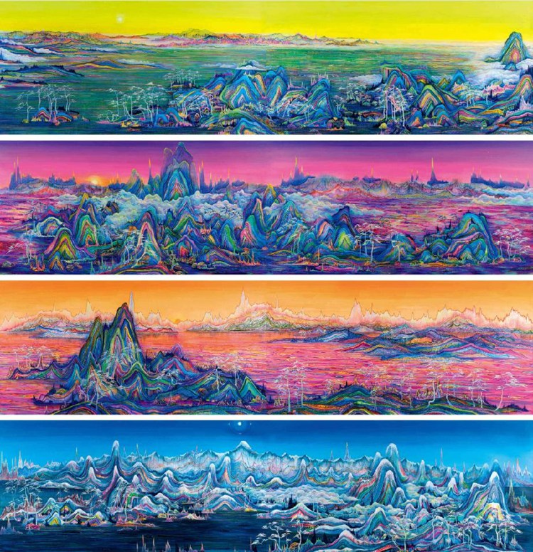 荧光的河流：黄宇兴的绘画宇宙