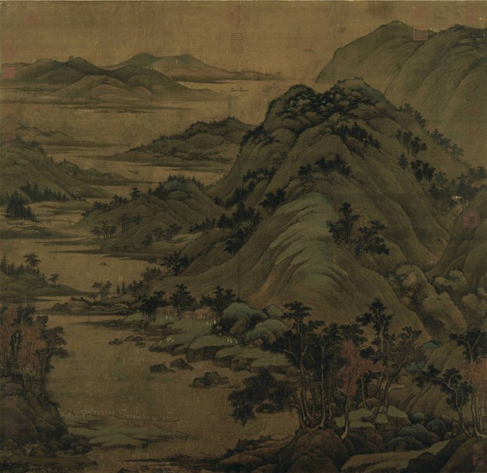 中国画之麻皮皴