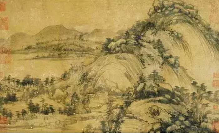 中国画之马牙皴