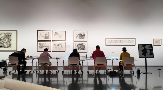 “传移模写：中央美术学院中国画临摹教学作品展”在成都启幕