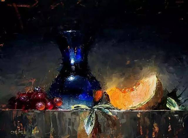 水粉画之叠色法
