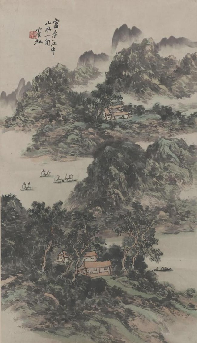 中国画之亮墨‌法